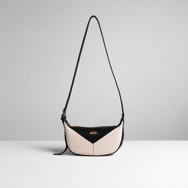 ENSO CROSSBODY BAG (Black & Beige)