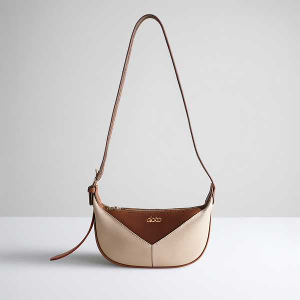 ENSO CROSSBODY BAG (Tan & Beige)