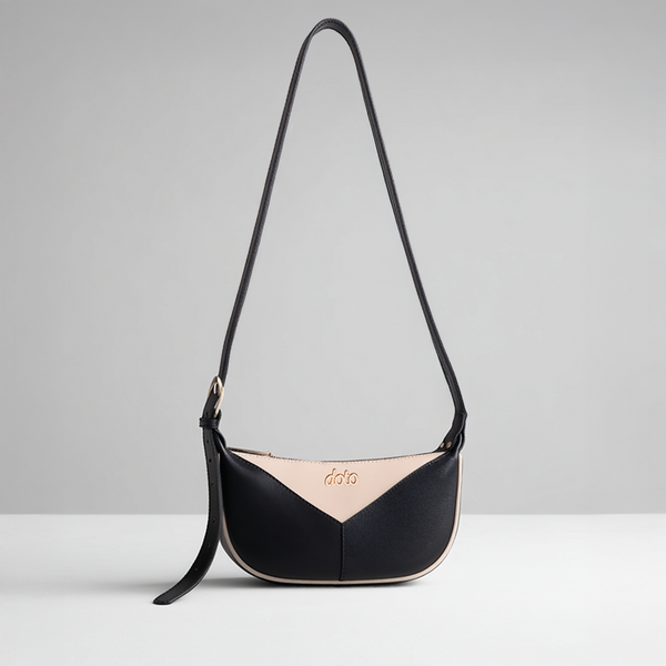 ENSO CROSSBODY BAG (Beige & Black)