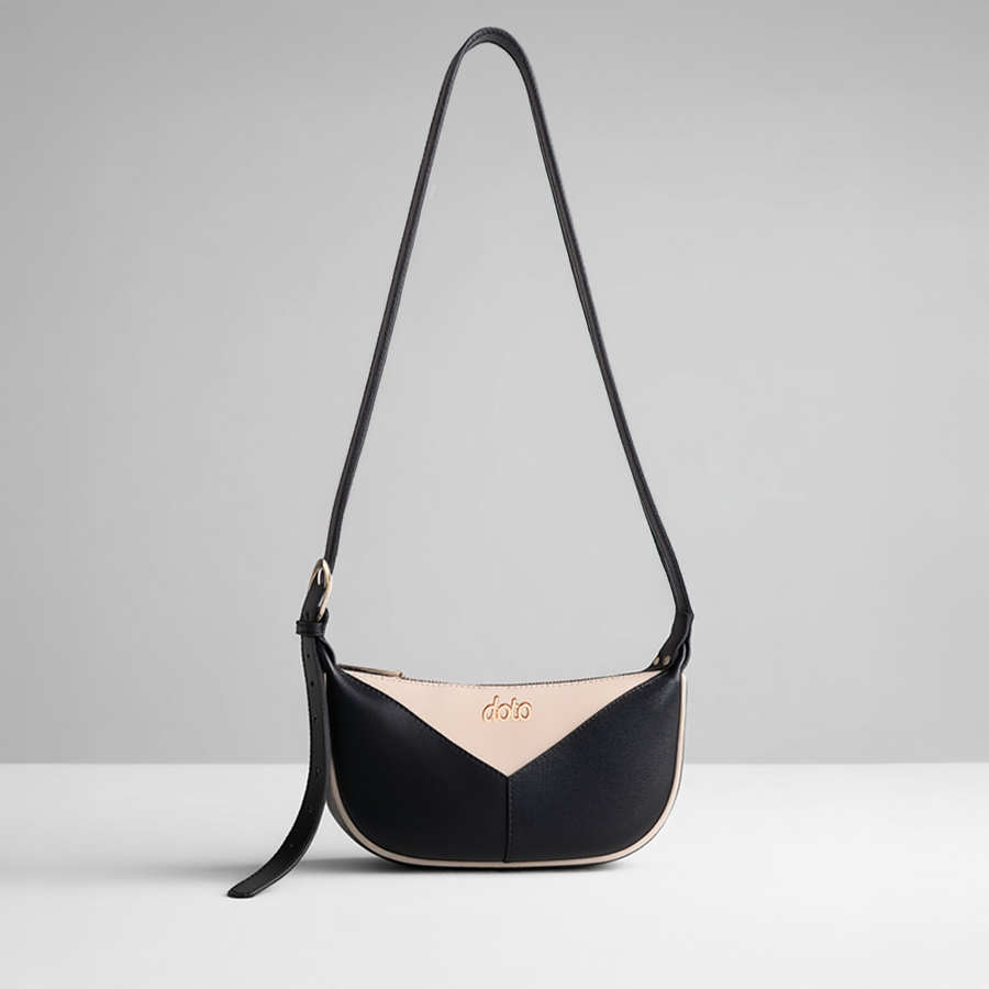 ENSO CROSSBODY BAG (Beige & Black)