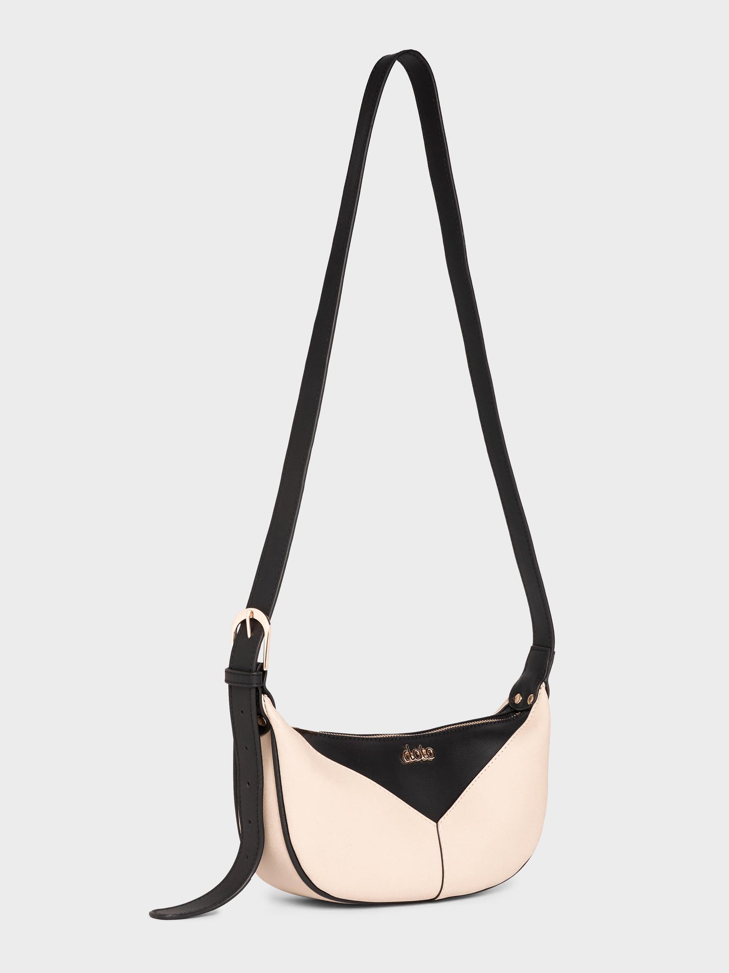 ENSO CROSSBODY BAG (Black & Beige)