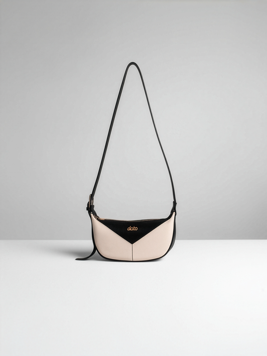 ENSO CROSSBODY BAG (Black & Beige)