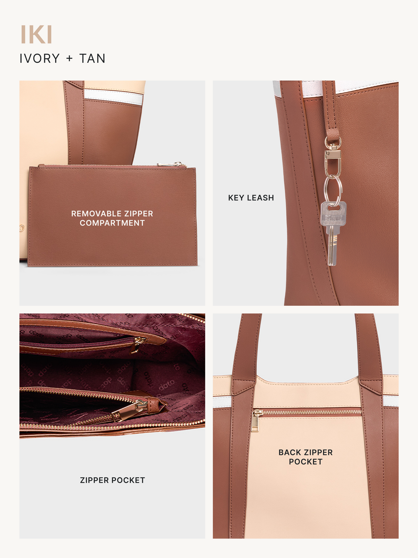 IKI EVERYDAY TOTE (Beige)