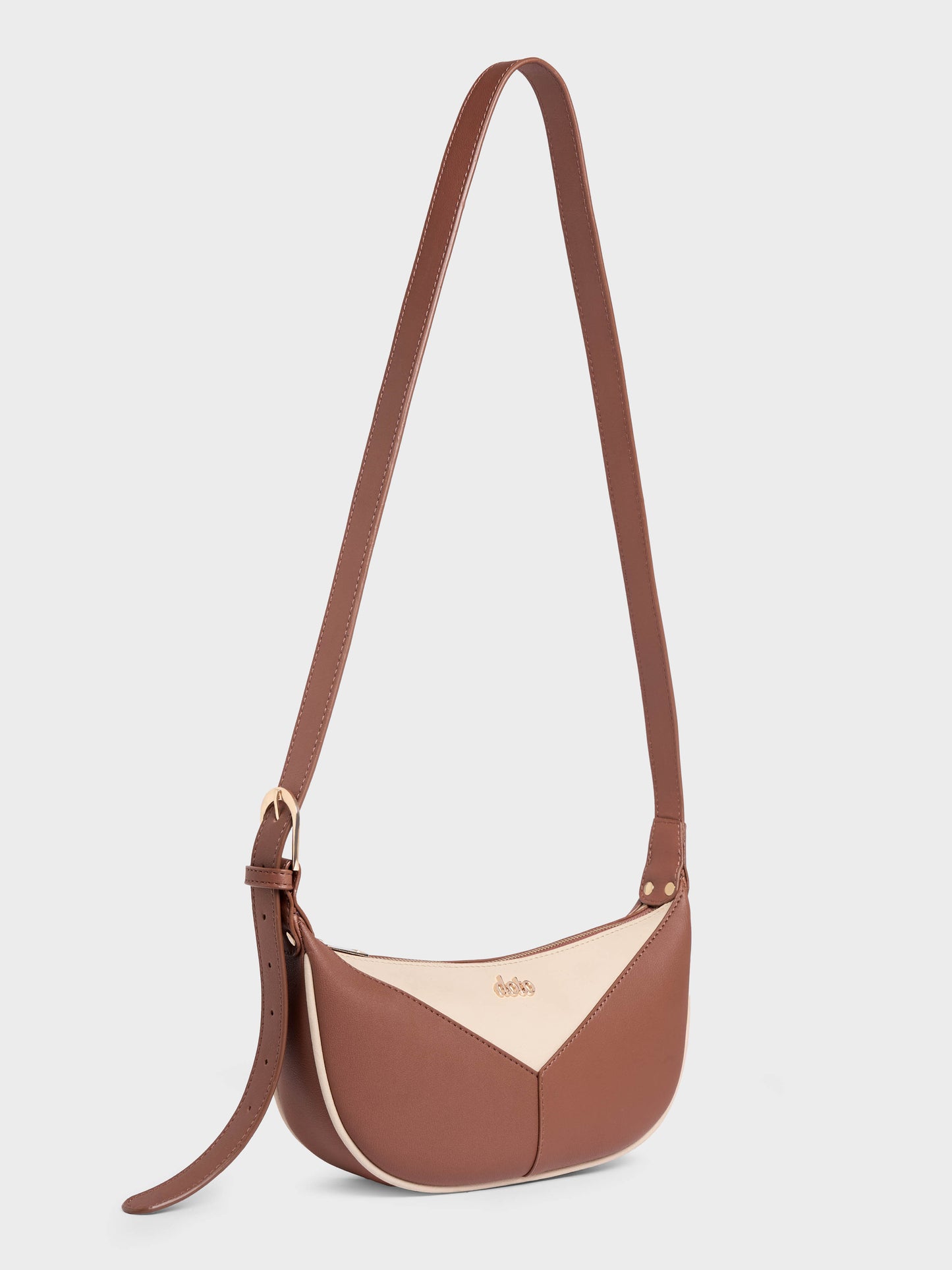 ENSO CROSSBODY BAG (Beige & Tan)