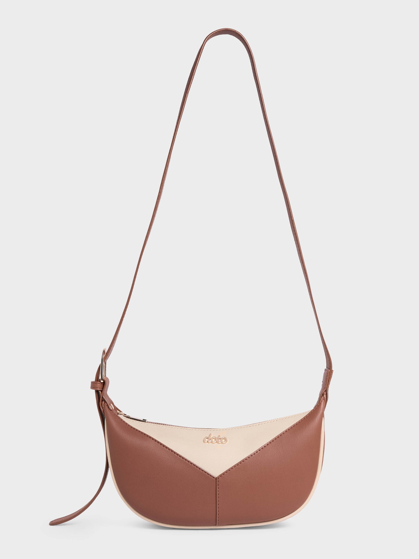 ENSO CROSSBODY BAG (Beige & Tan)